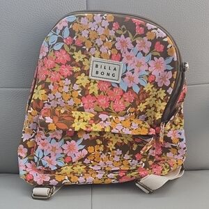 Billabong Girls Floral Small Backpack